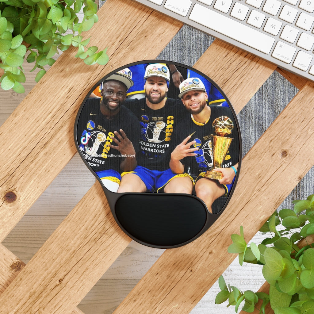 Champs Are Here….     Mouse Pad With Wrist Rest