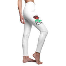 Load image into Gallery viewer, “Roses Red” ….Women&#39;s Cut &amp; Sew Casual Leggings