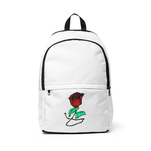 “Roses Red” ……Unisex Fabric Backpack