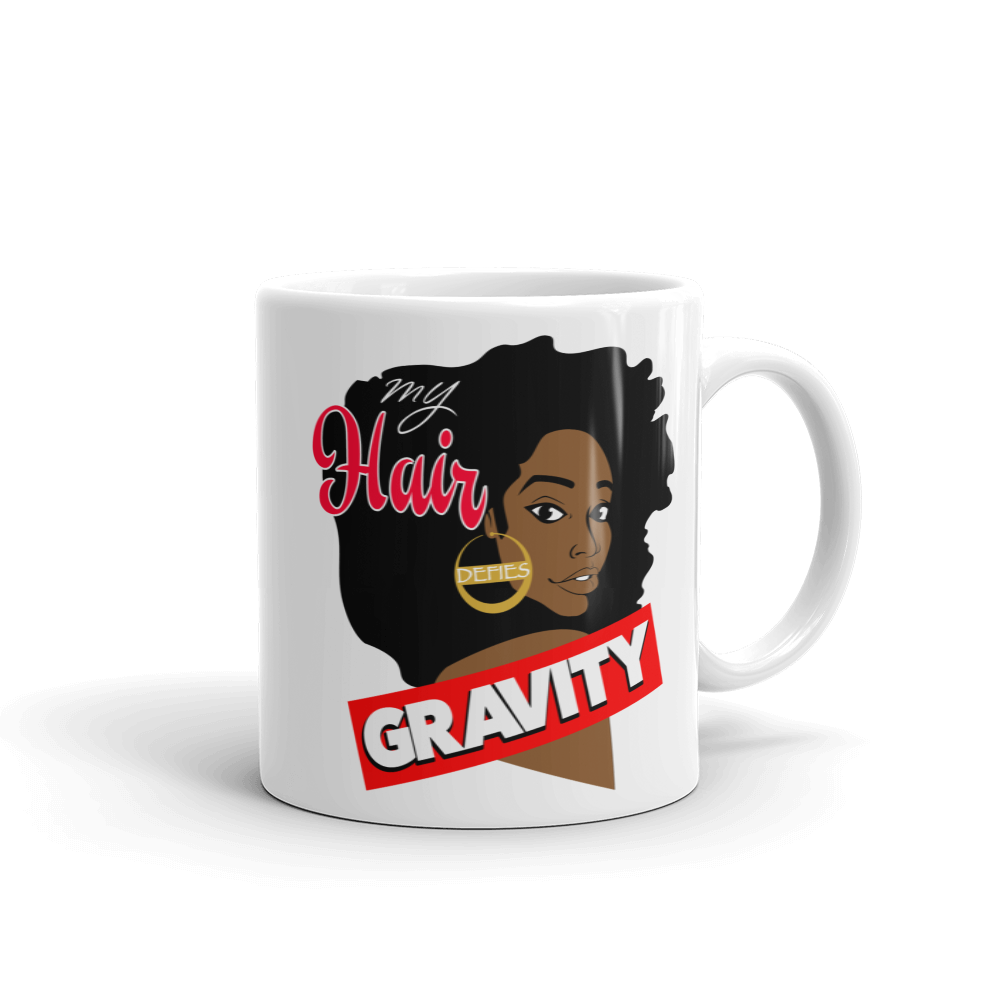 My Hair Defies Gravity - Coffee and Tea Mug